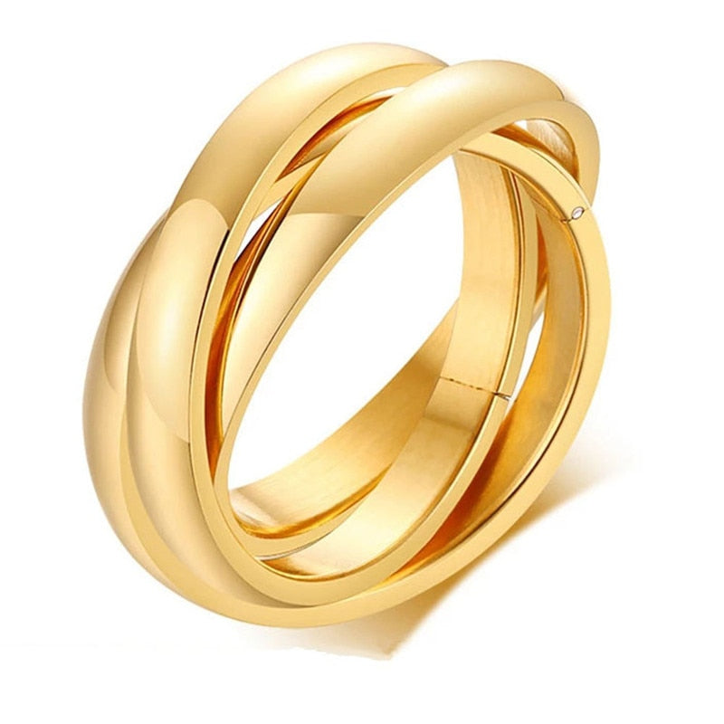Classic Love 3 Ring Elegant Ring